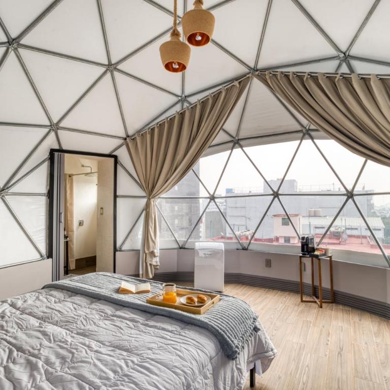 Umbral Sky Domes in Roma Norte - Standard Double Room - 5