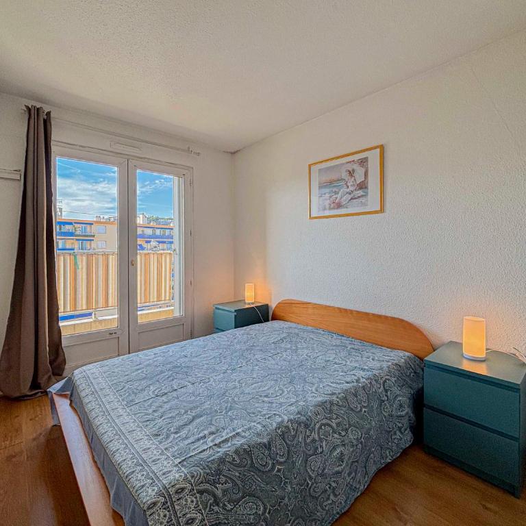 Douceur azuréenne - Wifi, Parking, vue mer, 4pers - Appartement 1 Chambre - 2