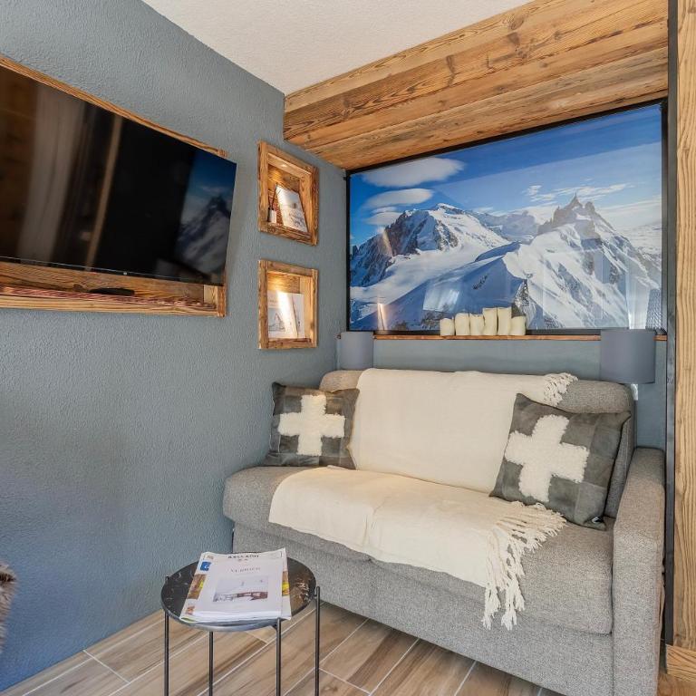 Chalet studio Megève enface des remontées mécaniques et parking gratuit - Appartement 1 Chambre - 13