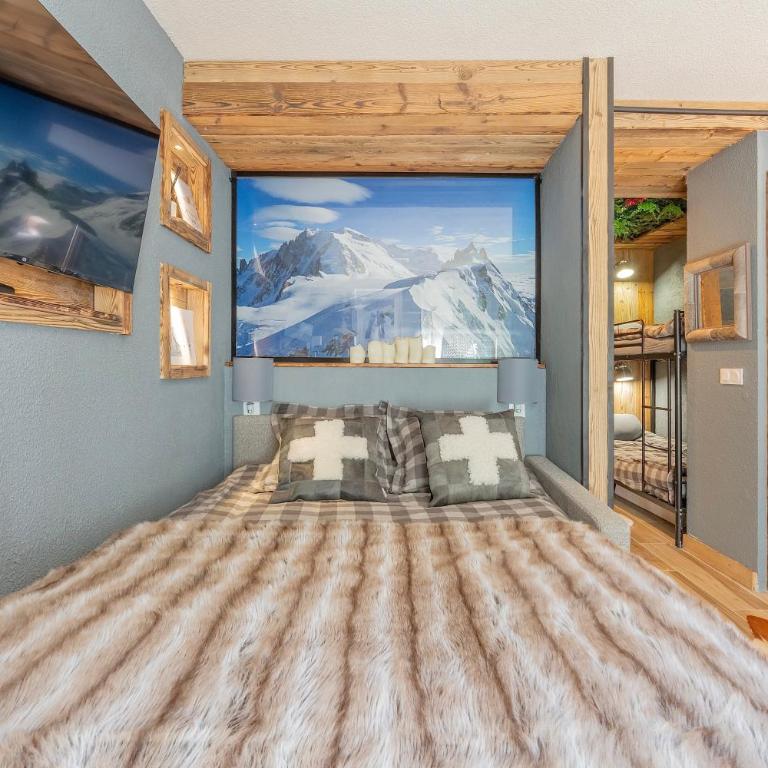 Chalet studio Megève enface des remontées mécaniques et parking gratuit - Appartement 1 Chambre - 9