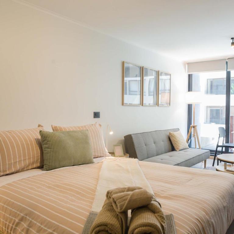 Chic Studio Retreat For 3 In Vibrant Las Condes - Studio - 11