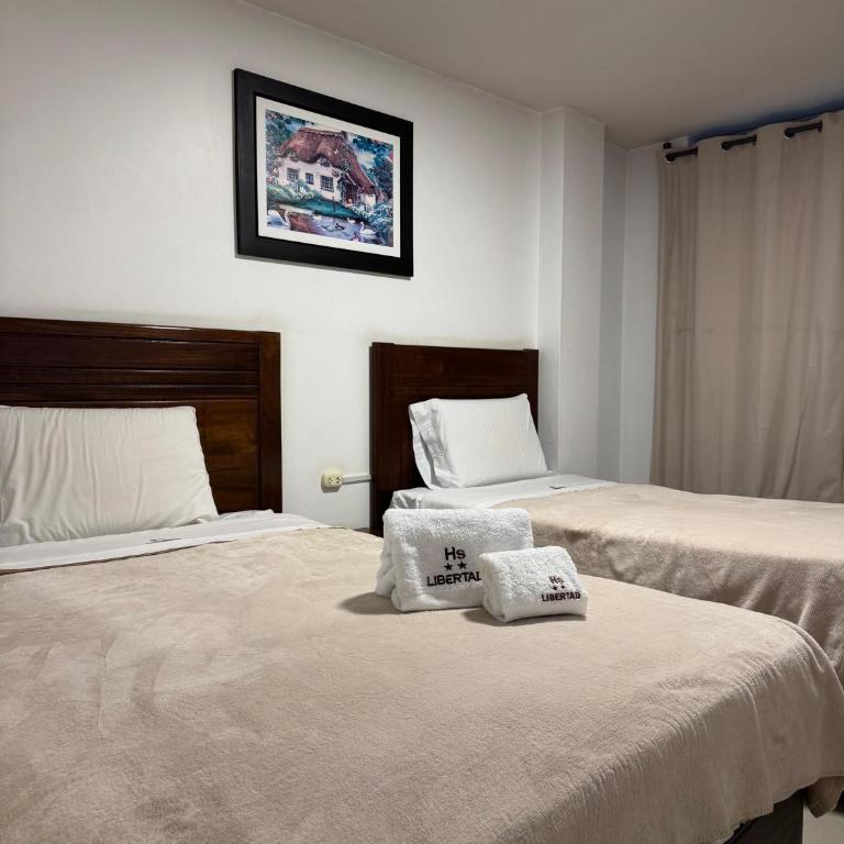 Hostal Libertad - Habitación Doble Económica - 2 camas - 1