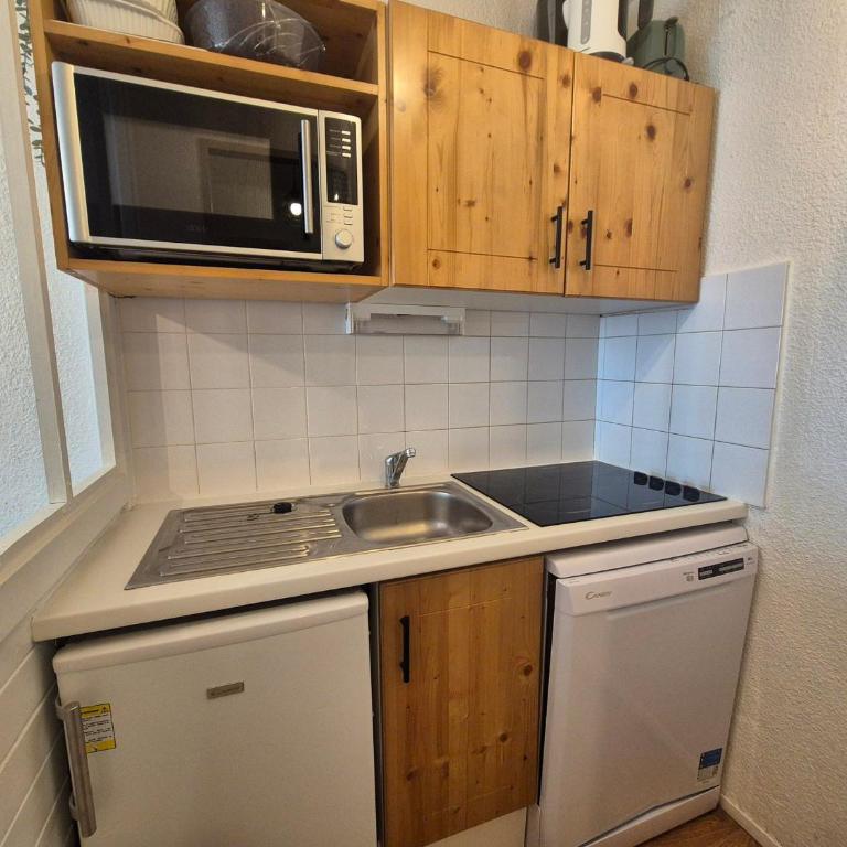 Appartement confortable skis aux pieds avec balcon, 6 pers, Tignes - FR-1-502-398 - Appartamento - 14
