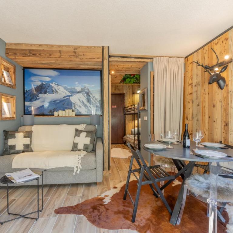 Chalet studio Megève enface des remontées mécaniques et parking gratuit - Appartement 1 Chambre - 1