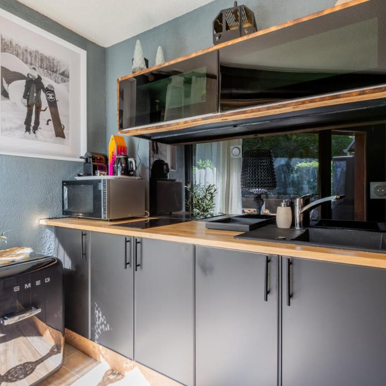 Chalet studio Megève enface des remontées mécaniques et parking gratuit - Appartement 1 Chambre - 20