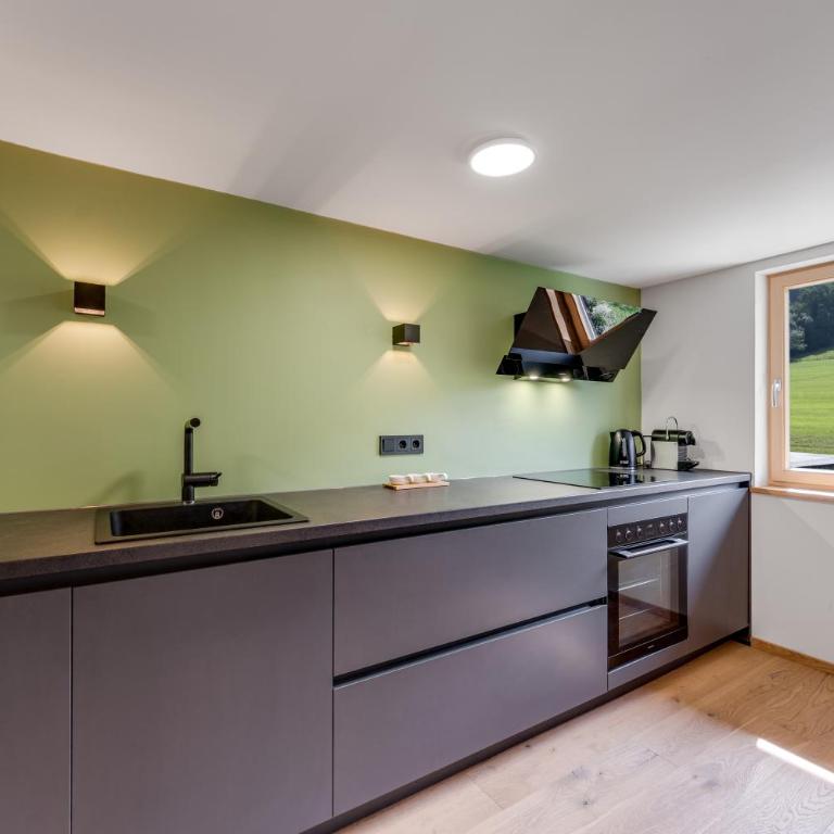 Ferienwohnung Bergblick - stilvoll & modern im Grünen - Apartment mit 1 Schlafzimmer - 5