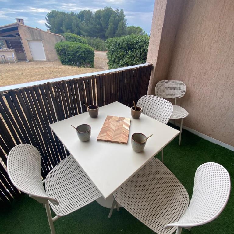 Le Santorin T2 climatisé parking piscine - Appartamento con 2 Camere da Letto - 15