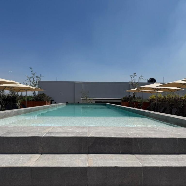 Encanto Roma con RoofPool, Coworking, Gym y PlayRoom - Apartamento de 2 dormitorios con balcón - 85
