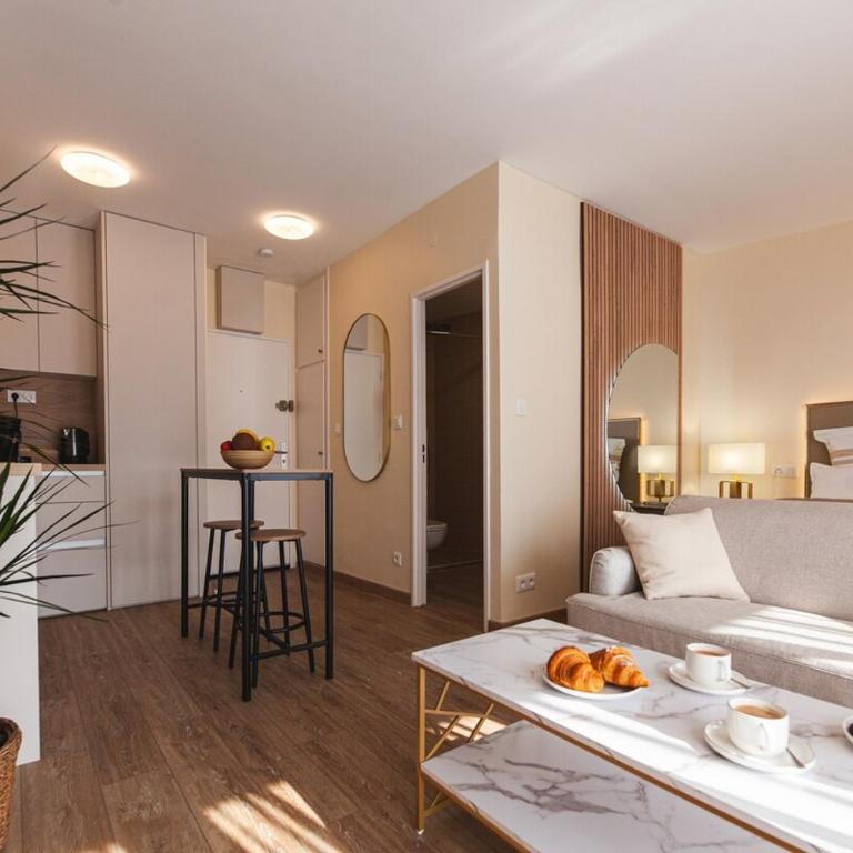 Sofi Appart-Hôtel, balcon, parking privé - Apartamento de 1 dormitorio - 12