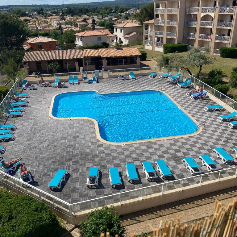 L' instant Bohème T2 1 chambre clim , piscine , parking wifi - Appartamento con 2 Camere da Letto - 39