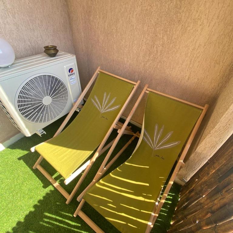 L' instant Bohème T2 1 chambre clim , piscine , parking wifi - Appartamento con 2 Camere da Letto - 43