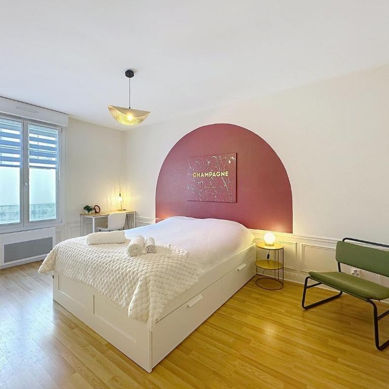 Saint Jacques - Appartement 2 Chambres - Cathédrale 3 min - Centre - Reims - Apartment mit 2 Schlafzimmern - 2