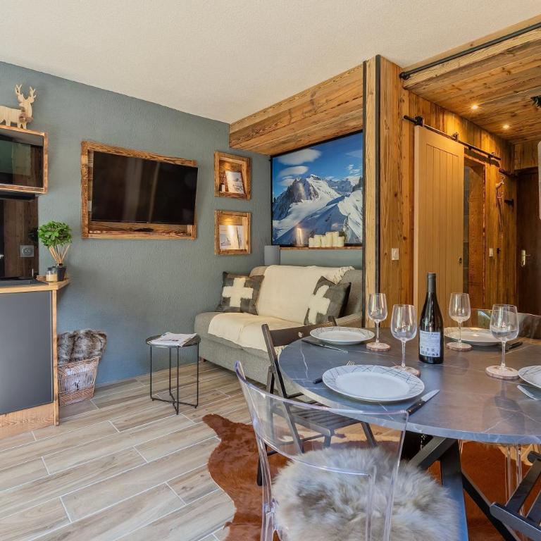 Chalet studio Megève enface des remontées mécaniques et parking gratuit - Appartement 1 Chambre - 2