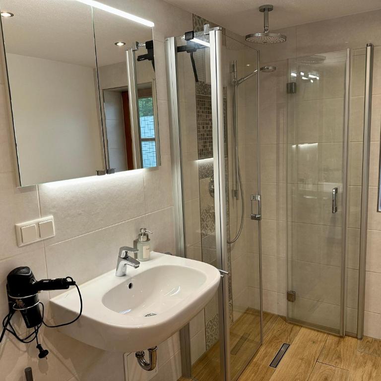 Ferienwohnung Weiherblick - Apartment mit Dusche - 35