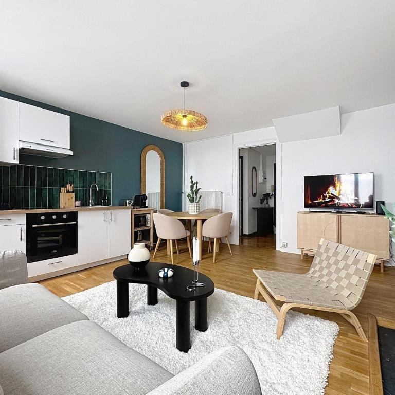 Cérès - Grand appartement - 3 chambres - Centre - Reims - Appartamento con 3 Camere da Letto - 4