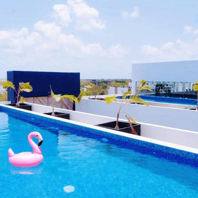 2BD with private Balcony & Jacuzzi Aldea Zama View - Two-Bedroom Apartment with Balcony - 15