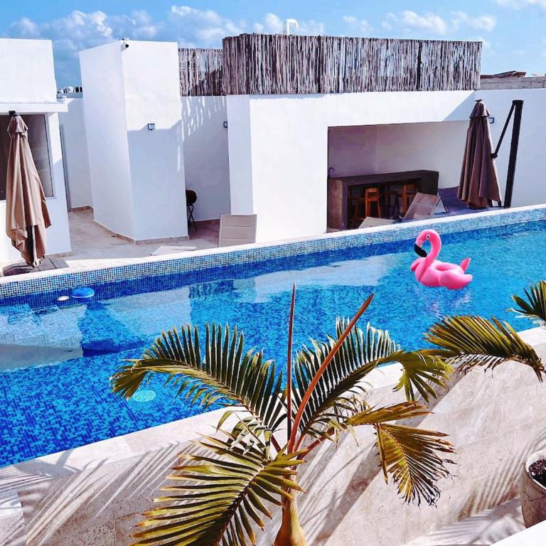 2BD with private Balcony & Jacuzzi Aldea Zama View - Two-Bedroom Apartment with Balcony - 16