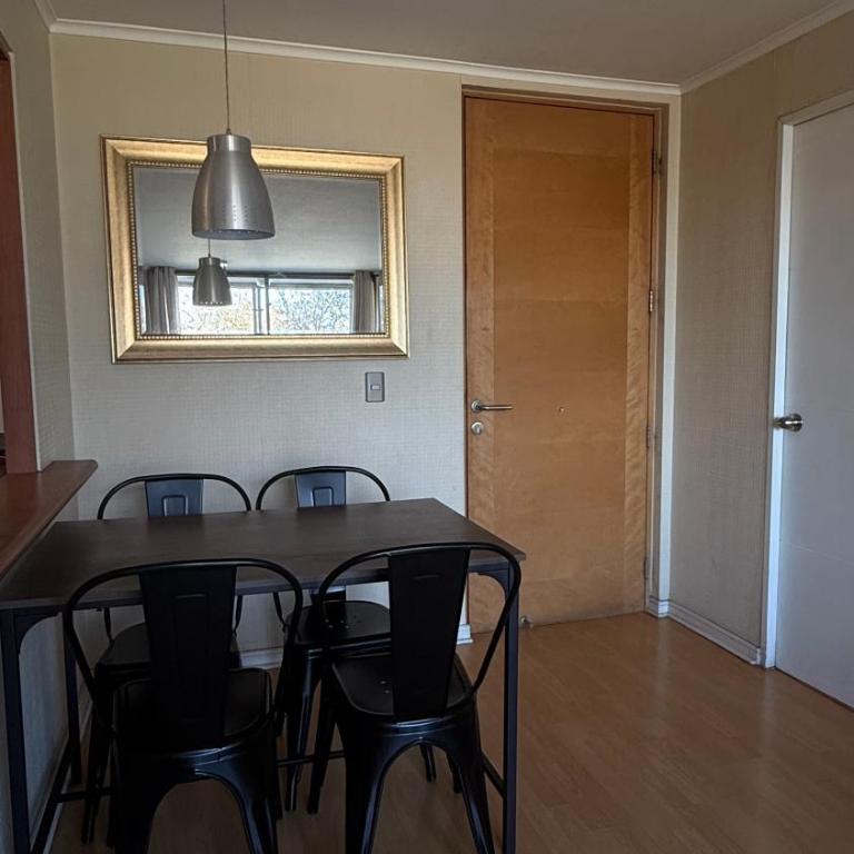 Acogedor departamento en Alameda de Talca - Apartamento de 1 Dormitorio con balcón y vistas a la ciudad - 4