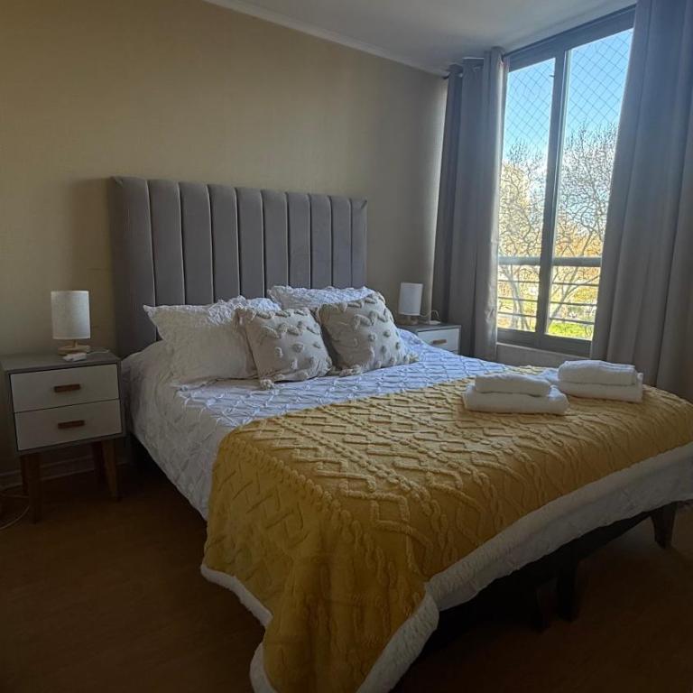Acogedor departamento en Alameda de Talca - Apartamento de 1 Dormitorio con balcón y vistas a la ciudad - 3