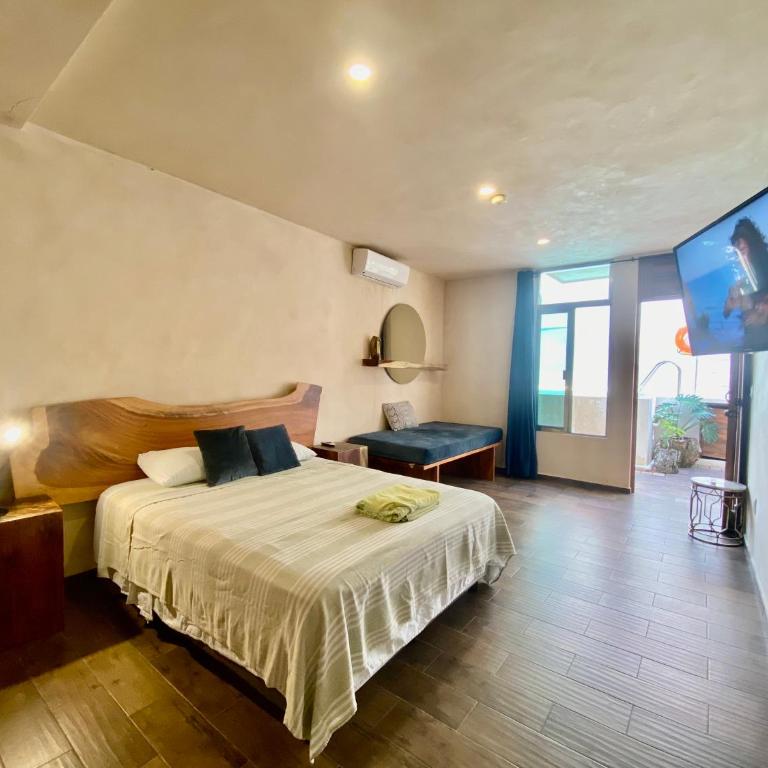 Casa Cielo Cancun - Double Room with Pool View - 1
