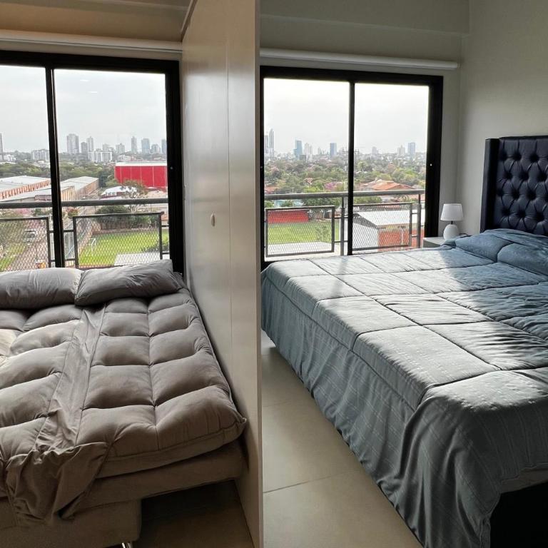 Zuba10 Skyline Asuncion - Estudio con cama extragrande - 12