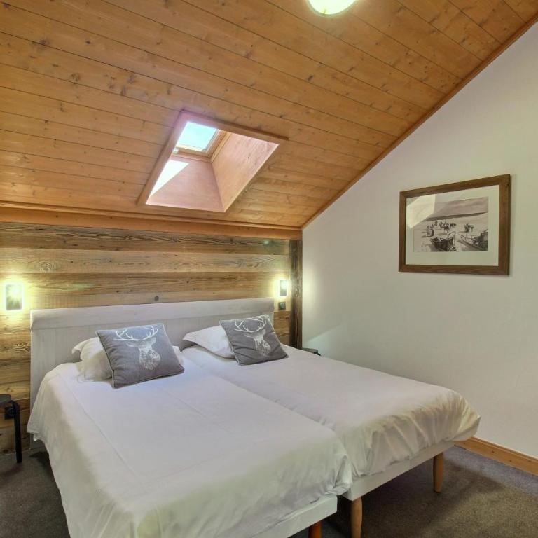 ARC 1950 - Appartement 8 personnes Duplex Cheminée - ski aux pieds - Sauna, Hammam, Jacuzzi, Piscine - Apartment mit 3 Schlafzimmern und Bergblick - 24
