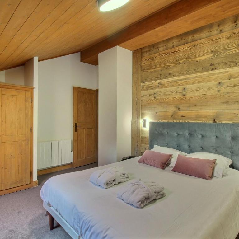 ARC 1950 - Appartement 8 personnes Duplex Cheminée - ski aux pieds - Sauna, Hammam, Jacuzzi, Piscine - Apartment mit 3 Schlafzimmern und Bergblick - 22