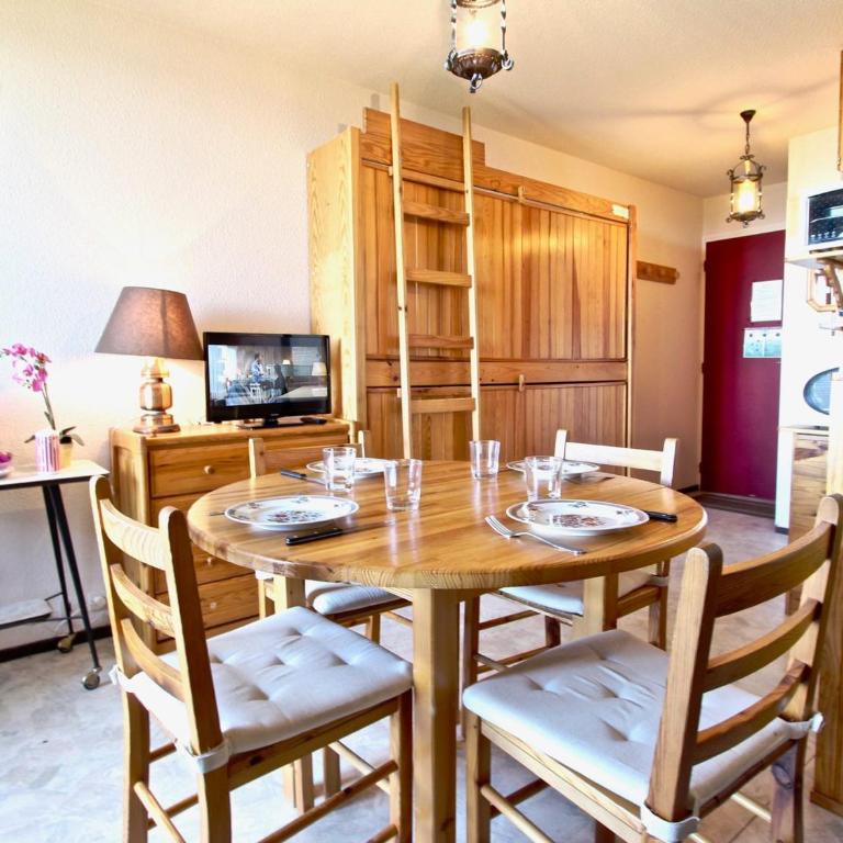 Studio cabine pour 4 personnes, animaux admis, au pied des pistes - FR-1-340-23 - Studio - 5