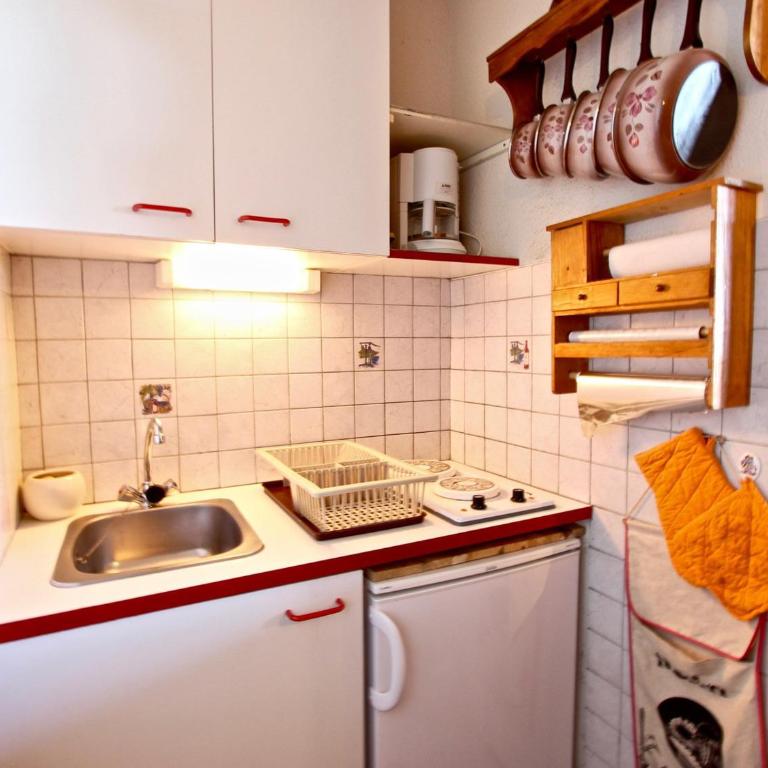 Studio cabine pour 4 personnes, animaux admis, au pied des pistes - FR-1-340-23 - Studio - 9