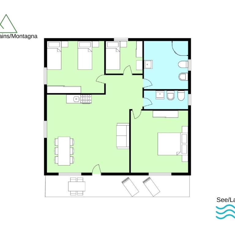 Rose Gialla Firsia Garten Ferienwohnung EG - Appartement avec Vue sur la Montagne - 21