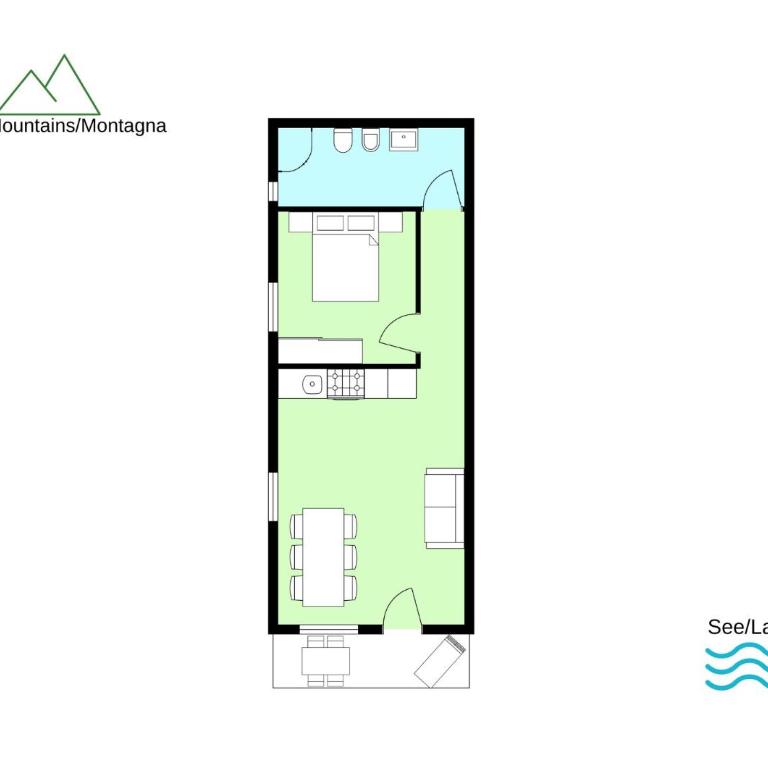 Rose Rossa Florentina Garten Ferienwohnung EG - Appartamento con Vista Montagna - 13