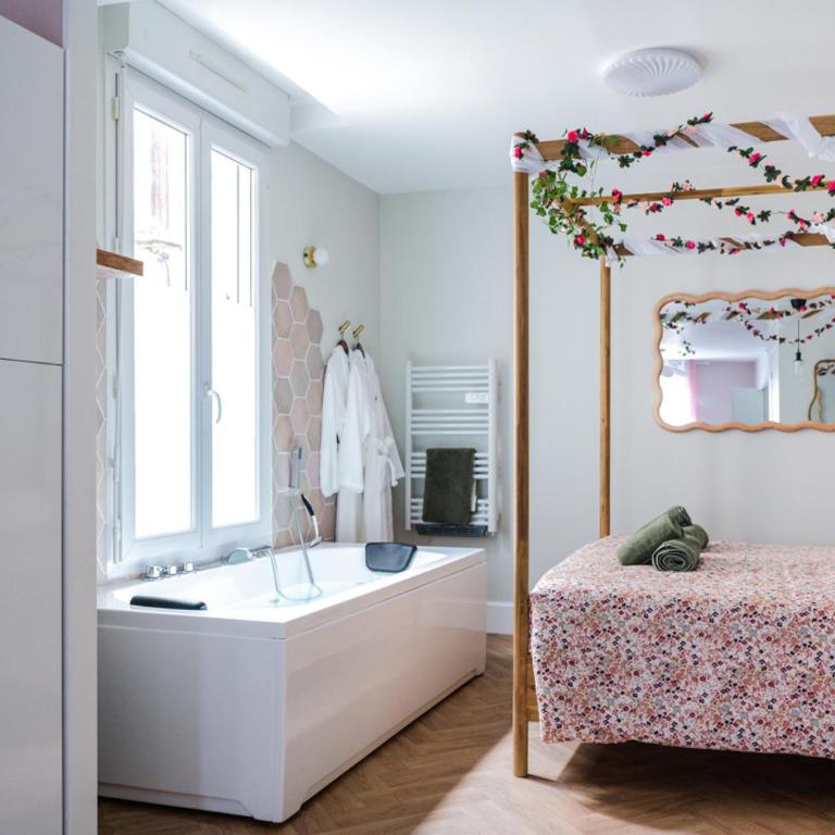 La Parenthèse Fleurie - Suite avec balnéo au coeur de Bergerac - Apartment mit 1 Schlafzimmer - 23