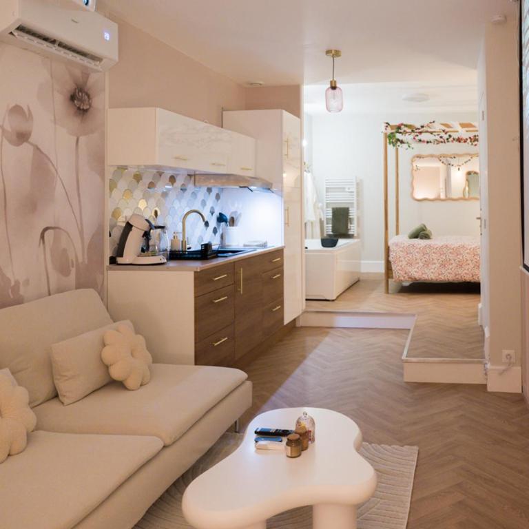 La Parenthèse Fleurie - Suite avec balnéo au coeur de Bergerac - Apartment mit 1 Schlafzimmer - 40
