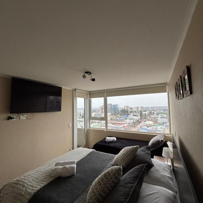 Moderno Depto en el Centro de Chillan con estacionamiento - Apartamento con terraza - 1