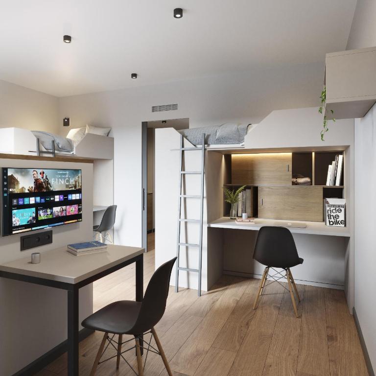 BLAU Student Housing - Students Only - Twin Room with Private Bathroom - 3