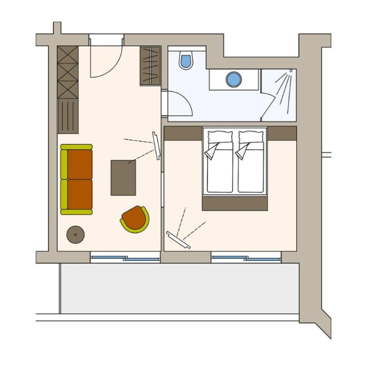 Hotel Quellenhof - Suite mit Balkon - 10