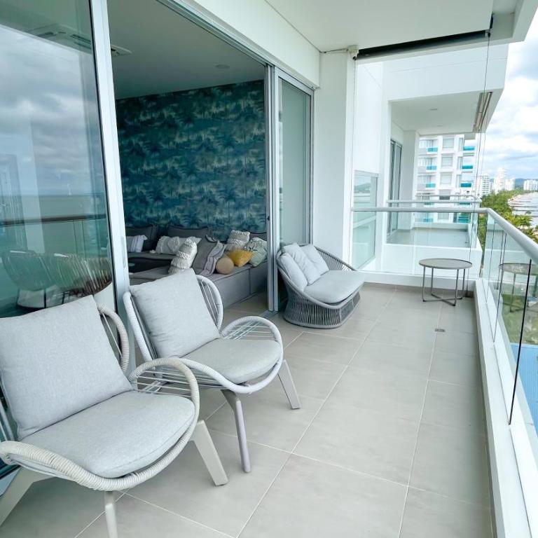 Magico Apartamento Frente al Mar 4 Habitaciones CB72 - Four-Bedroom Apartment - 37