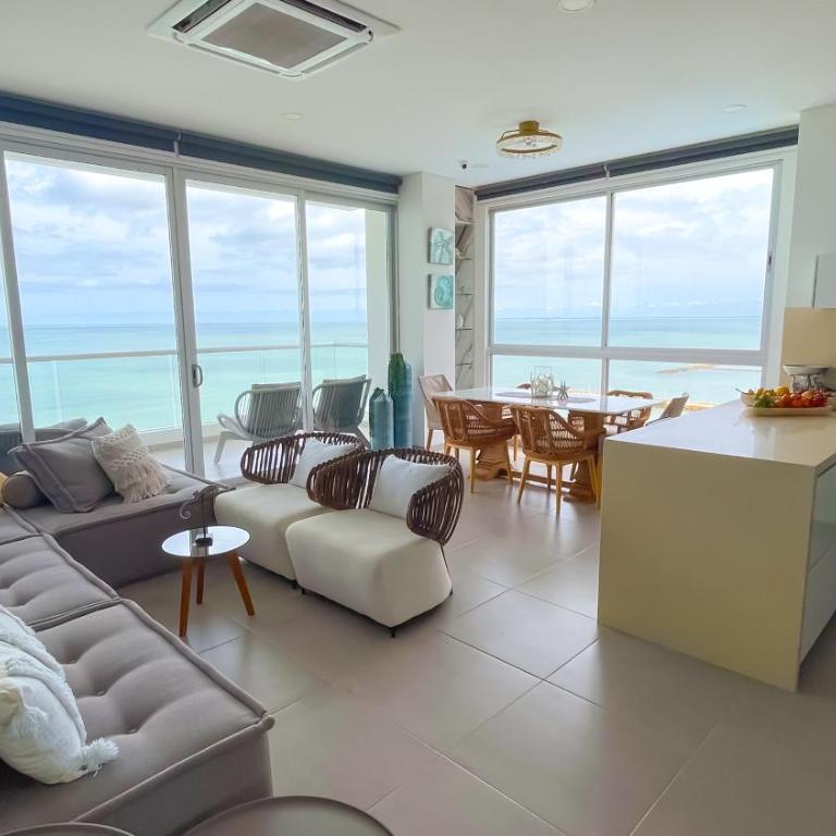Magico Apartamento Frente al Mar 4 Habitaciones CB72 - Four-Bedroom Apartment - 23