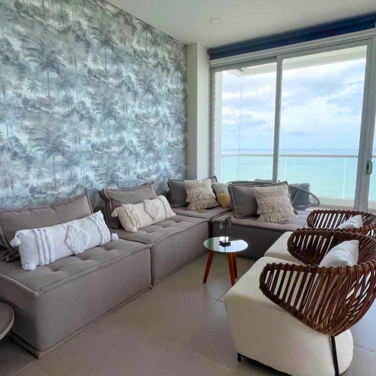 Magico Apartamento Frente al Mar 4 Habitaciones CB72 - Four-Bedroom Apartment - 34