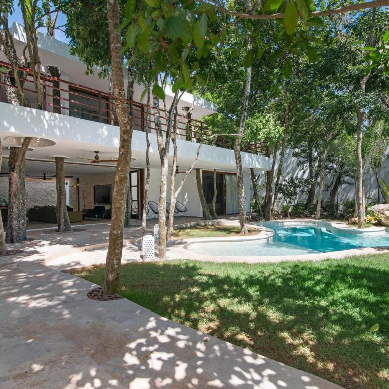 Villa with Lagoon Pool & Jacuzzi 400m from Xcaret - Villa with Private Pool - 28