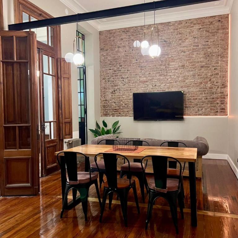 Atemporarios Recoleta PH terraza parrilla landry - Apartamento de 3 dormitorios - 1