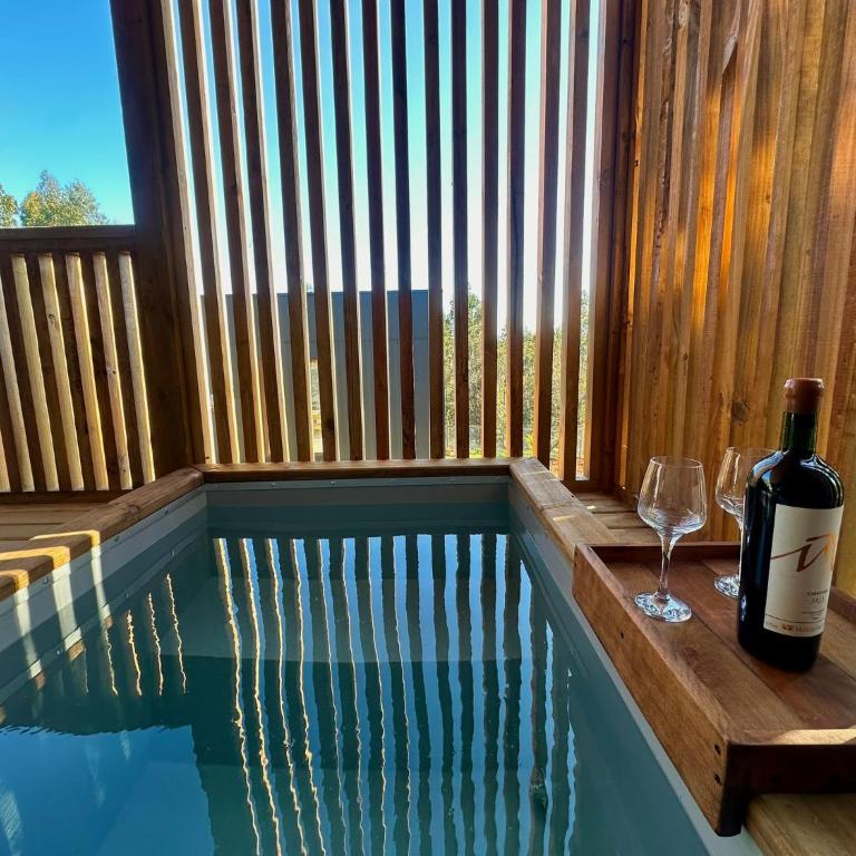 Cabaña en el bosque con tinaja privada - Two-Bedroom House - 9