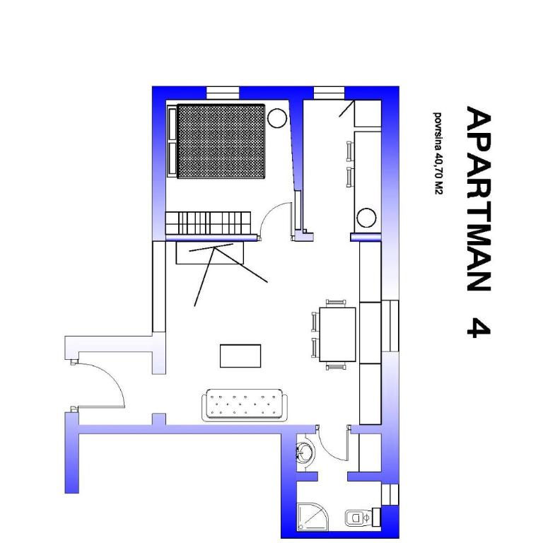 Jaz Garden Residence - Apartman sa 1 Spavaćom Sobom - 1
