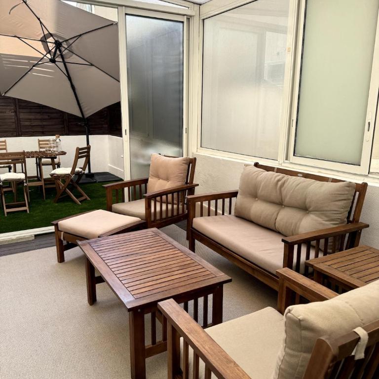 Carré d'Or - 2P Cosy avec Terrasse et véranda - Appartement 1 Chambre - 38