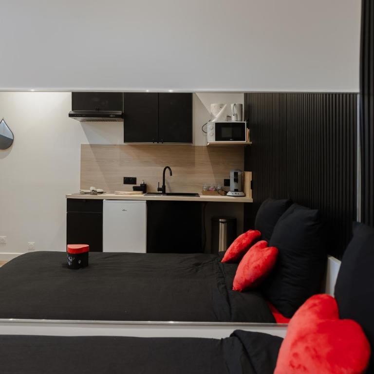 Reims In Love Jacuzzi et Sauna Appartement 3 - Appartamento con 1 Camera da Letto - 11