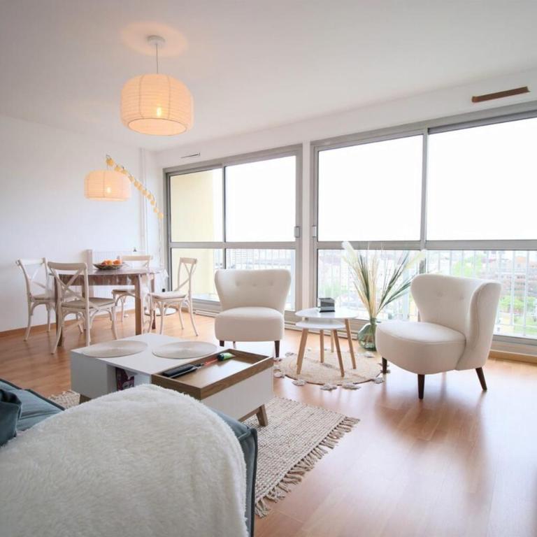 Le Ravissant merveilleux F3 avec vue à Rouen - Appartement 2 Chambres - 3