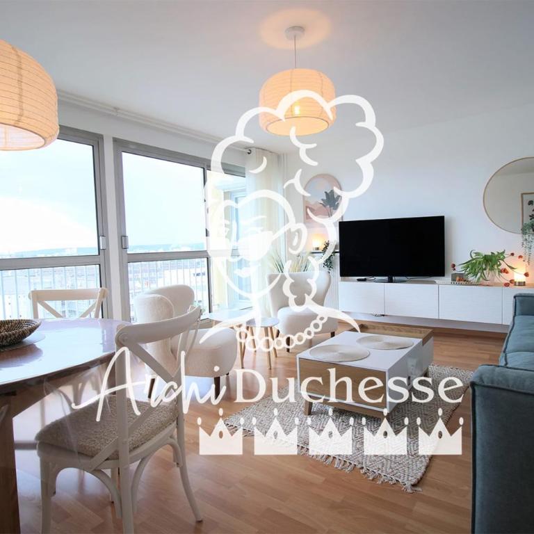 Le Ravissant merveilleux F3 avec vue à Rouen - Appartement 2 Chambres - 1