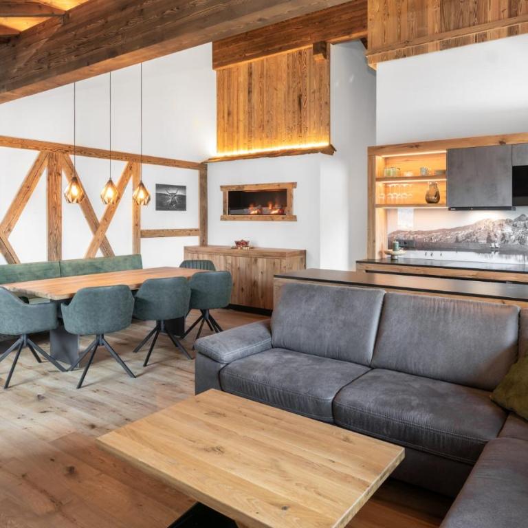 Das Grabnergut - Sommerkarte der Gasteiner Bergbahnen inklusive - Deluxe Apartment mit 2 Schlafzimmern und Gartenblick - 4