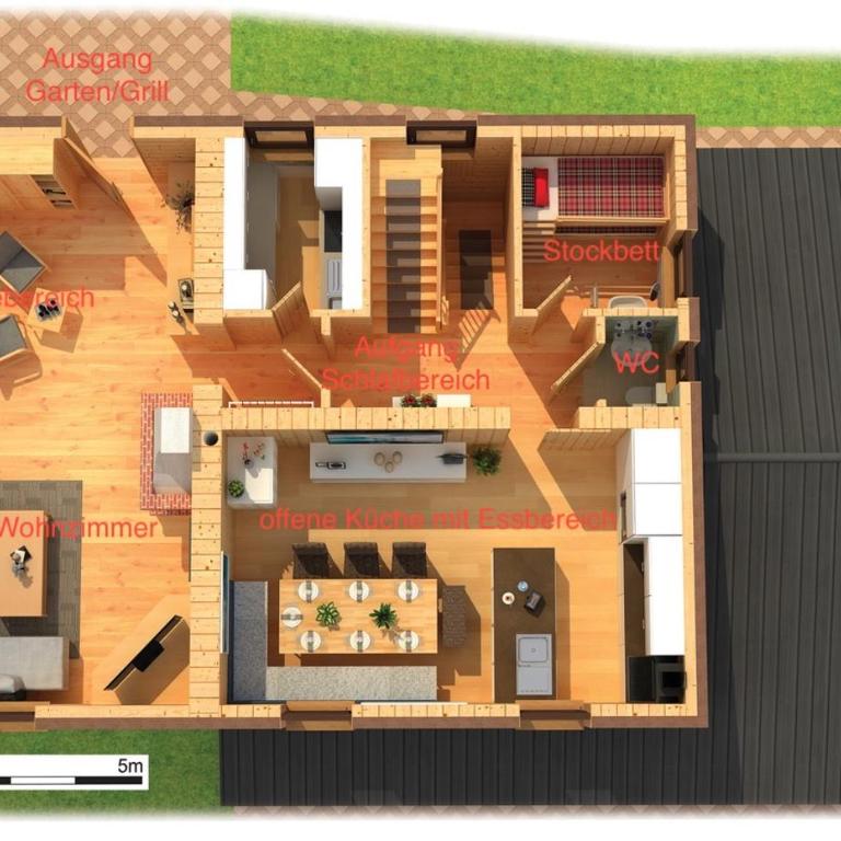 Zirbenwald Lodge - Haus mit 4 Schlafzimmern - 65