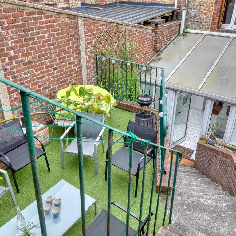 Agapanthes jolie maison de ville à Rouen avec extérieur terrasse - Vacation Home - 36